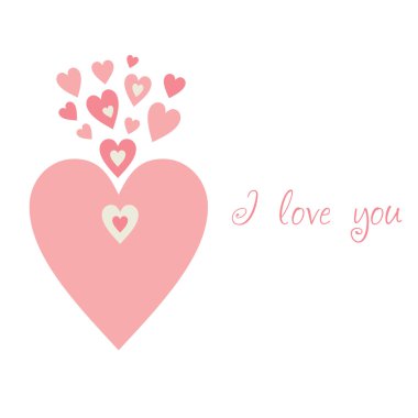 vintage elemanları ile romantik kalp