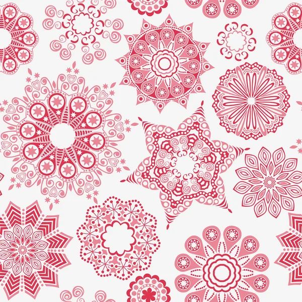Modèle floral romantique — Image vectorielle