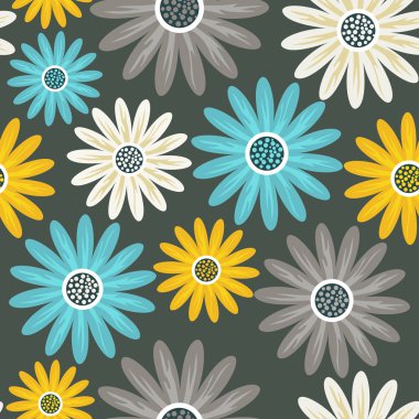 heldere floral naadloze textuur