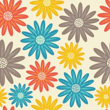 heldere floral naadloze textuur