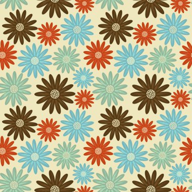 heldere floral naadloze textuur