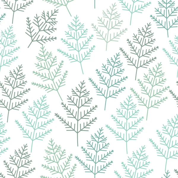 Fir tree branch seamless texture — Wektor stockowy