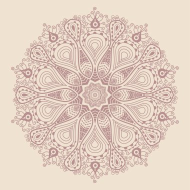 Dekoratif yuvarlak dantel