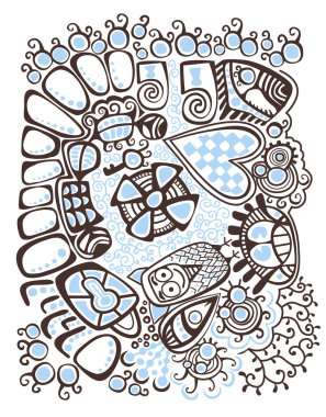 Doodle arka plan