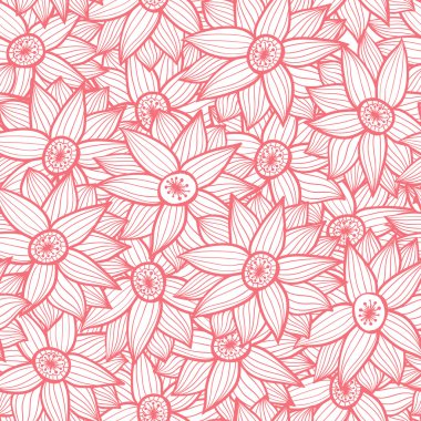 çiçekler ile sorunsuz doku