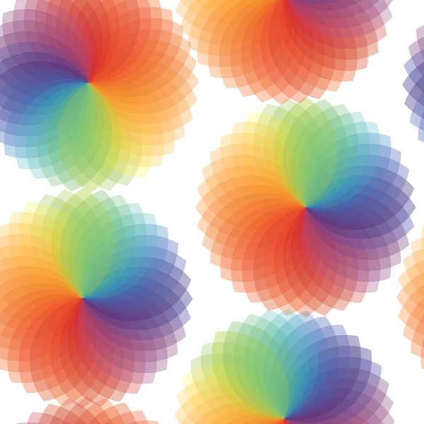 Fondo abstracto con ruedas de espectro — Vector de stock