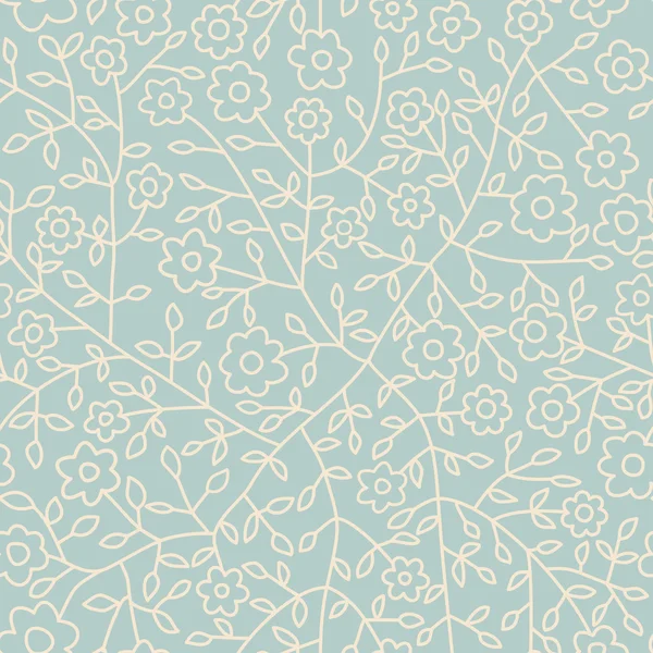 Patrón floral — Vector de stock