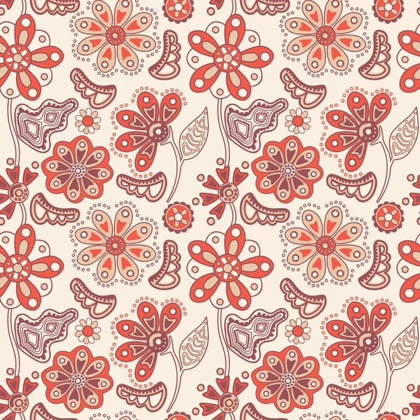 Floral seamless pattern — Stock Vector