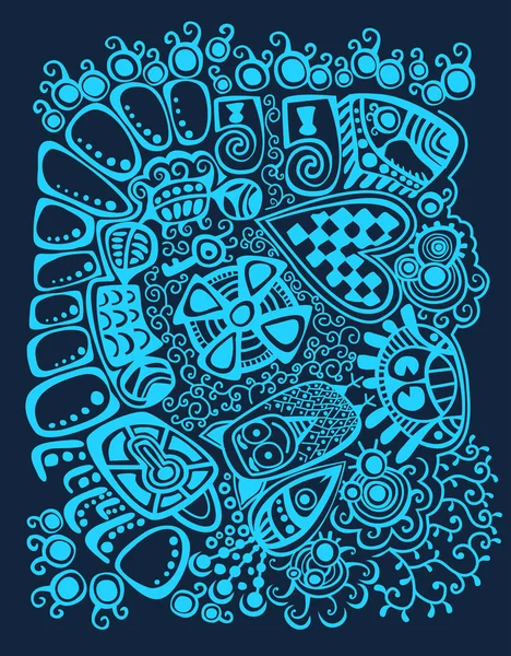 Fondo de Doodle — Vector de stock