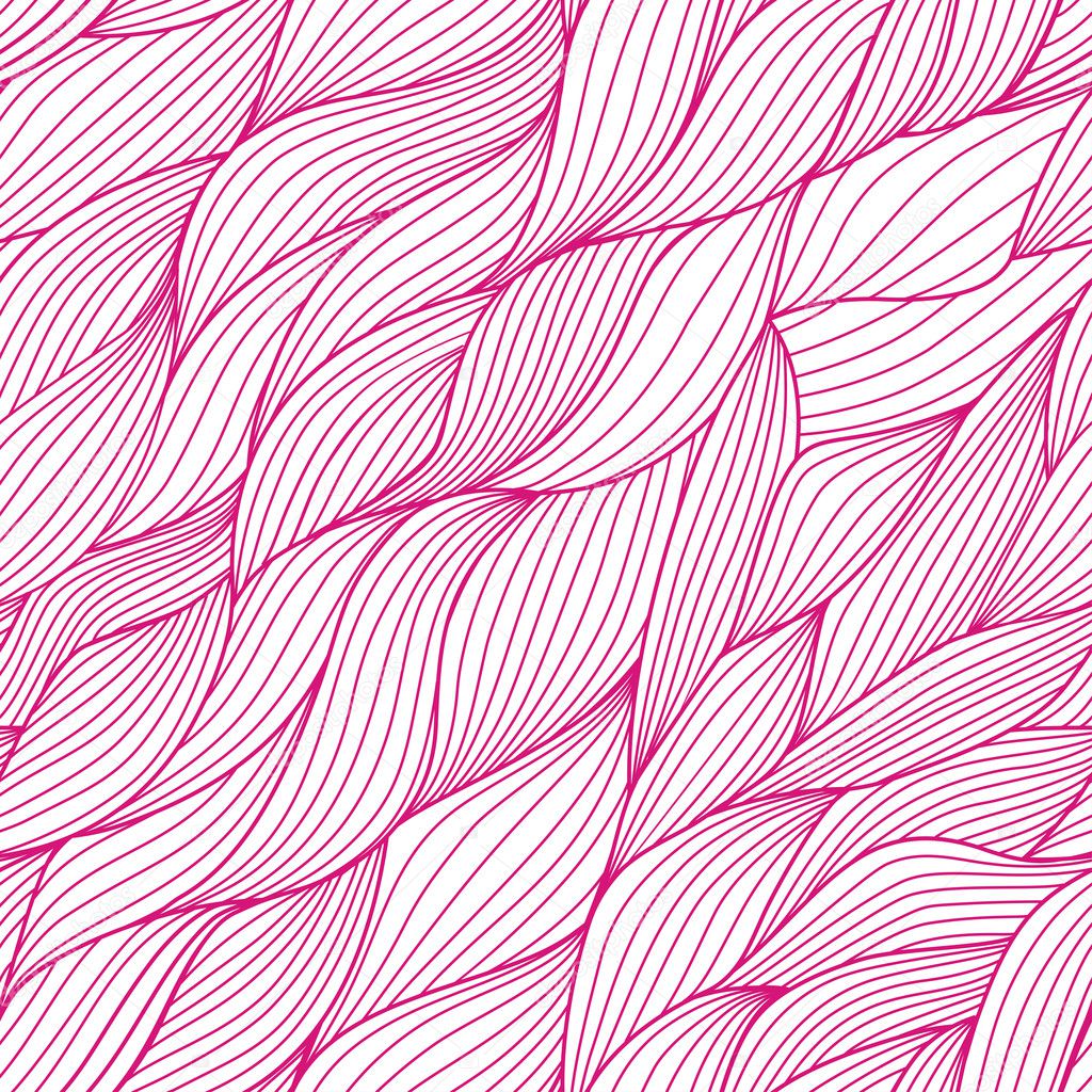 abstract hand-drawn waves pattern