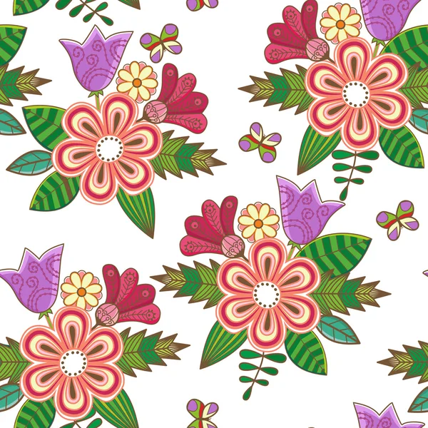 Fundo floral — Vetor de Stock