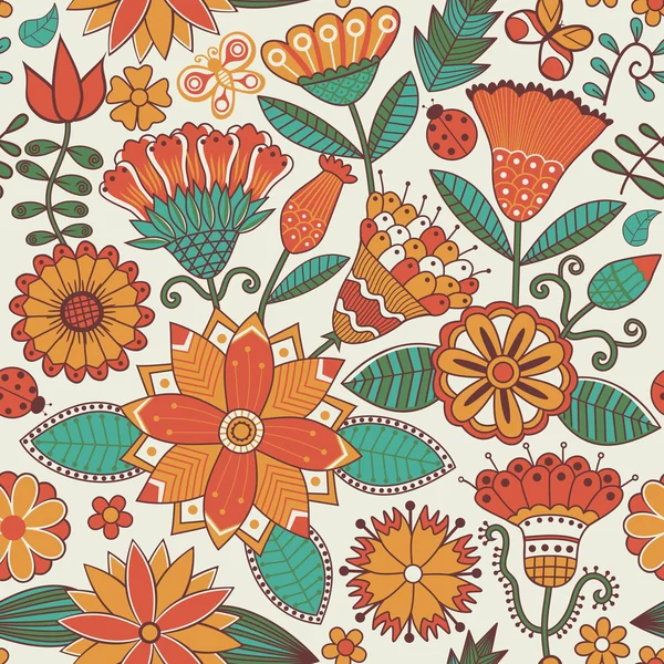 Fundo floral — Vetor de Stock