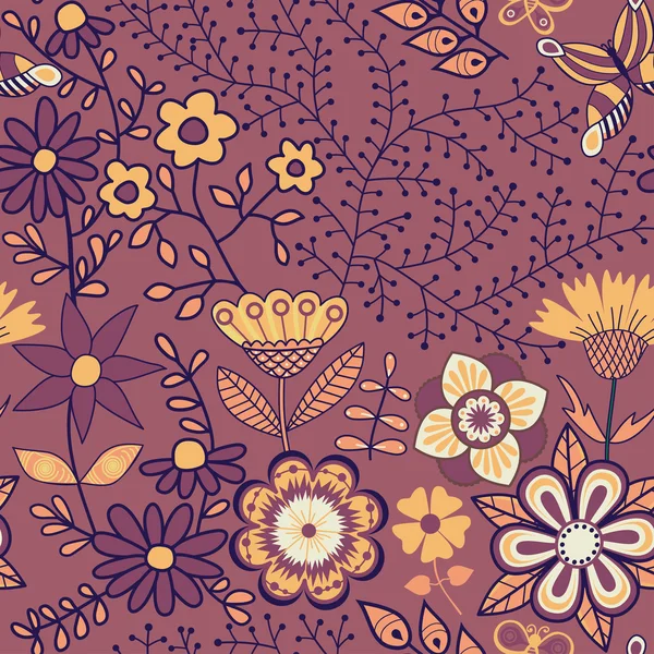 Fundo floral — Vetor de Stock