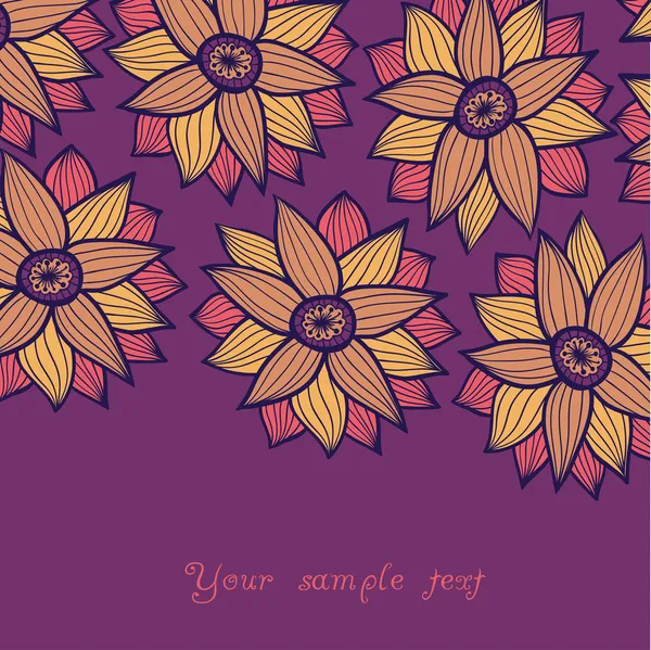 Fond floral — Image vectorielle