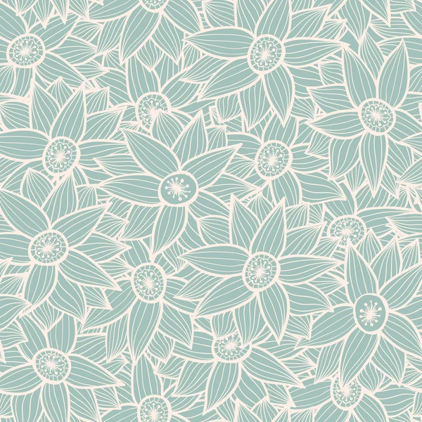 Textura con flores — Vector de stock