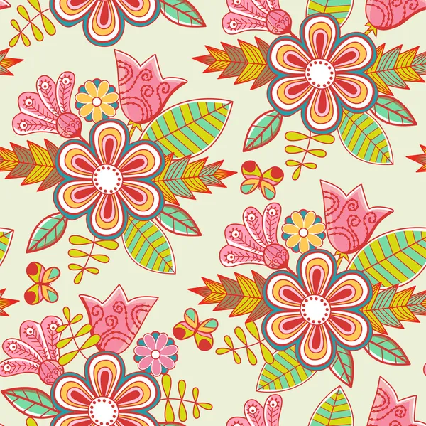 Fundo floral — Vetor de Stock