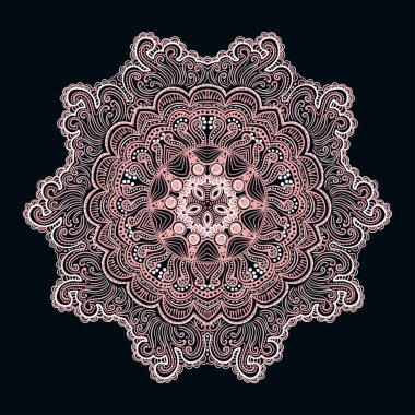 Dekoratif yuvarlak dantel modeli