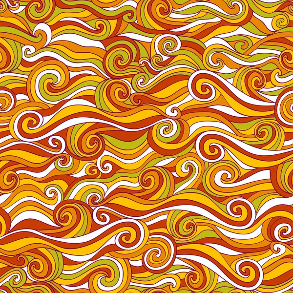 Colorful seamless waves background — Stock Vector