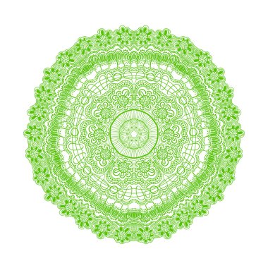 Dekoratif yuvarlak dantel modeli