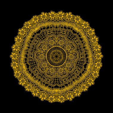 Dekoratif yuvarlak dantel modeli