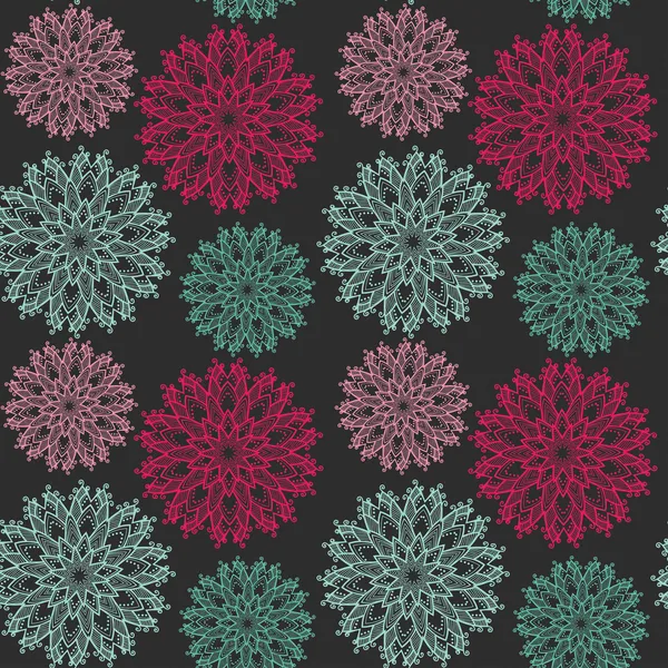 Patrón sin costura floral — Vector de stock