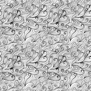 kesintisiz dalga çizilmiş desen