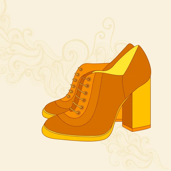 Vintage boots — Stock Vector