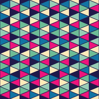 üçgen, mozaik sonsuz deseni ile sorunsuz doku