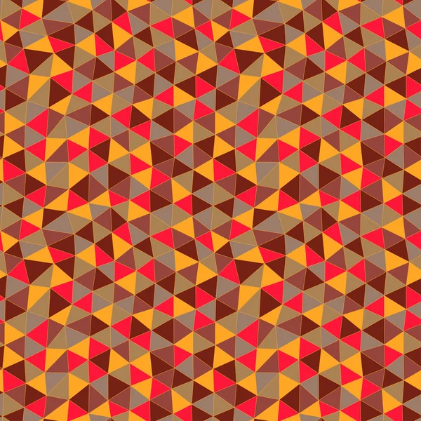 Texture senza soluzione di continuità con triangoli, mosaico infinito modello — Vettoriale Stock