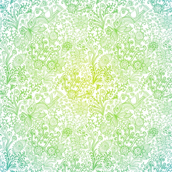 Fondo floral sin costuras — Vector de stock