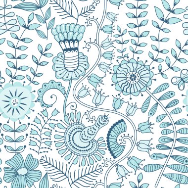 çiçekler ile sorunsuz doku