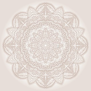 Dekoratif yuvarlak dantel modeli