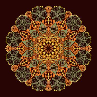 Dekoratif yuvarlak dantel modeli