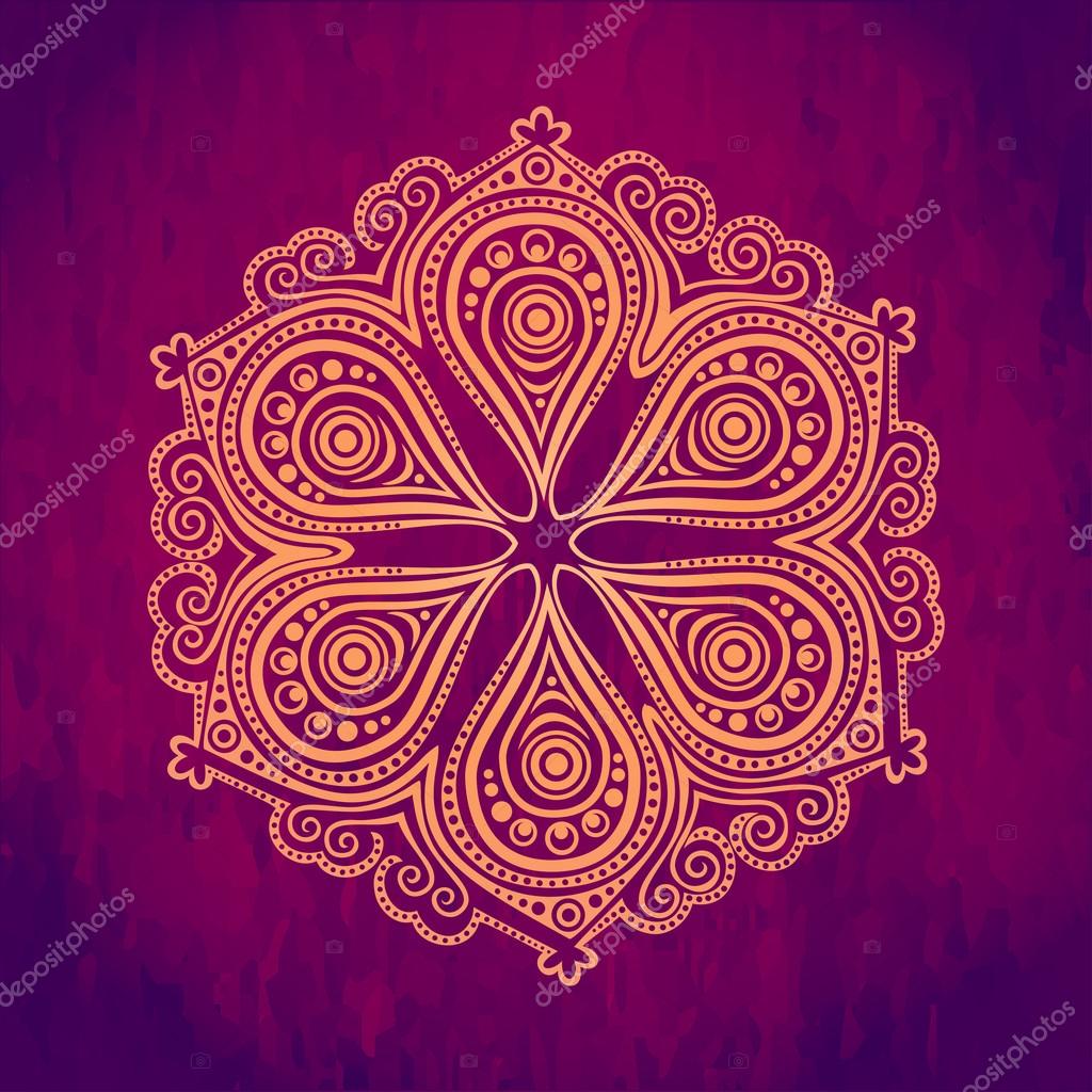 Ornamental round lace pattern Stock Vector by ©markovka 21985575