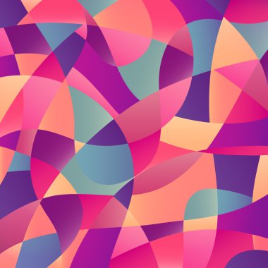 Abstract pattern with geometric motifs clipart