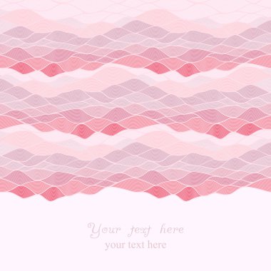 Okyanus dalgaları benziyor, soyut davetiye.