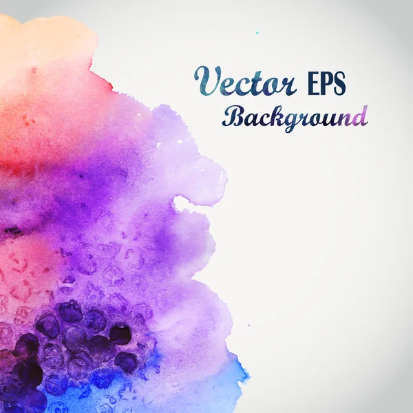 Abstract hand drawn watercolor background — Stock Vector