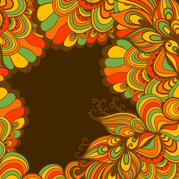 Patrón de ondas dibujadas a mano abstractas sin costura, fondo ondulado. — Vector de stock