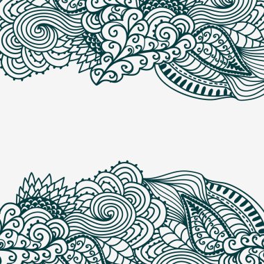 soyut dekorasyon, süsleme süslü davetiyeli ayrıntılı. soğuk kış teması kartı şablonu gövde tasarımı. Ambalaj, Davetiyeler, Dekorasyon, çanta şablonu için yararlı