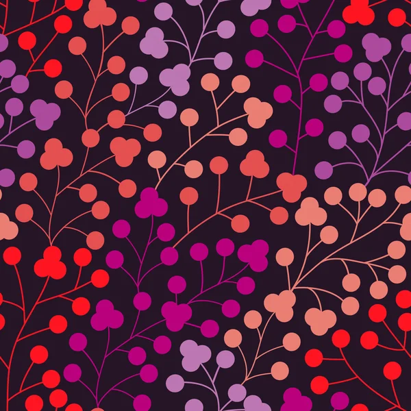 Motif floral sans couture — Image vectorielle