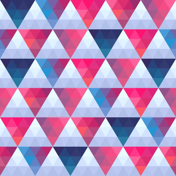 Naadloze textuur met driehoeken, mozaïek eindeloze patroon. dat sq — Stockvector