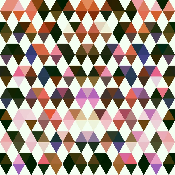 Retro-Muster geometrischer Formen. Buntes Mosaik-Banner. geome — Stockvektor