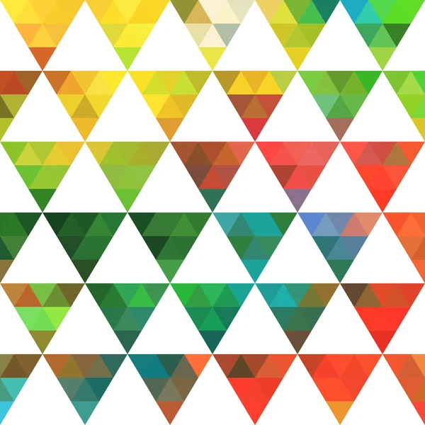 Naadloze textuur met driehoeken, mozaïek eindeloze patroon. dat vierkante ontwerp heeft de mogelijkheid om te worden herhaald of betegeld zonder zichtbare naden. — Stockvector