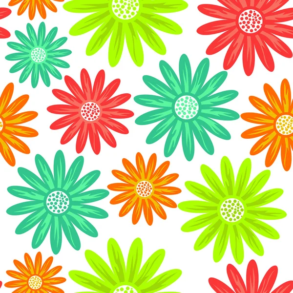 Nahtloses Muster mit Blumen, endlose florale Textur. nahtlose Muster können für Tapeten, Musterfüllungen, Webseiten-Hintergrund, Oberflächentexturen verwendet werden. Minimalismus nahtlosen floralen Hintergrund — Stockvektor