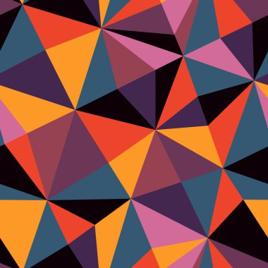 üçgen, mozaik sonsuz deseni ile sorunsuz doku. o sq