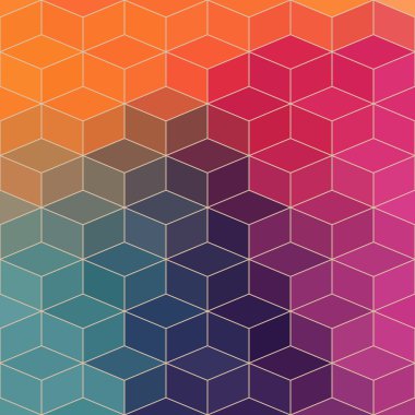 geometrik şekiller, geometrik desen vektör rhombus. o sq