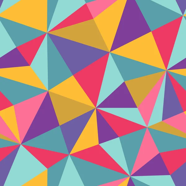 Texture sans couture avec triangles, motif mosaïque sans fin. Ce sq — Image vectorielle