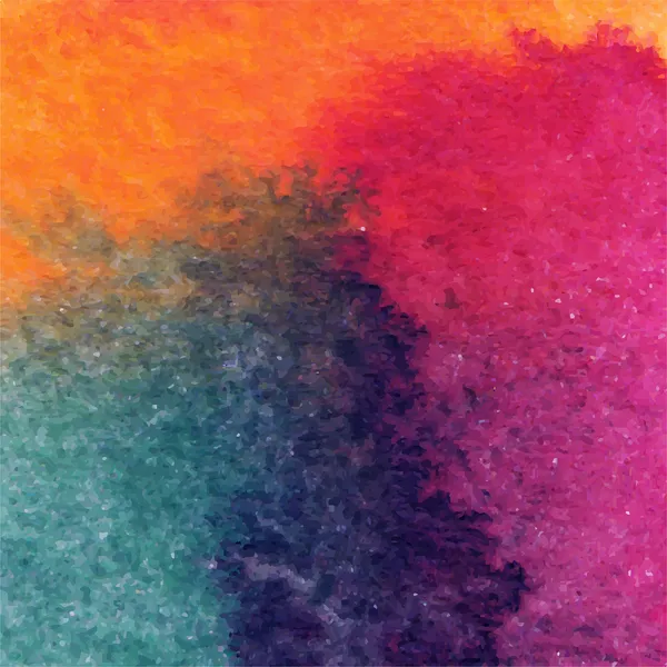 抽象的なベクトル手描き水彩背景、watercol の染色 — ストックベクタ