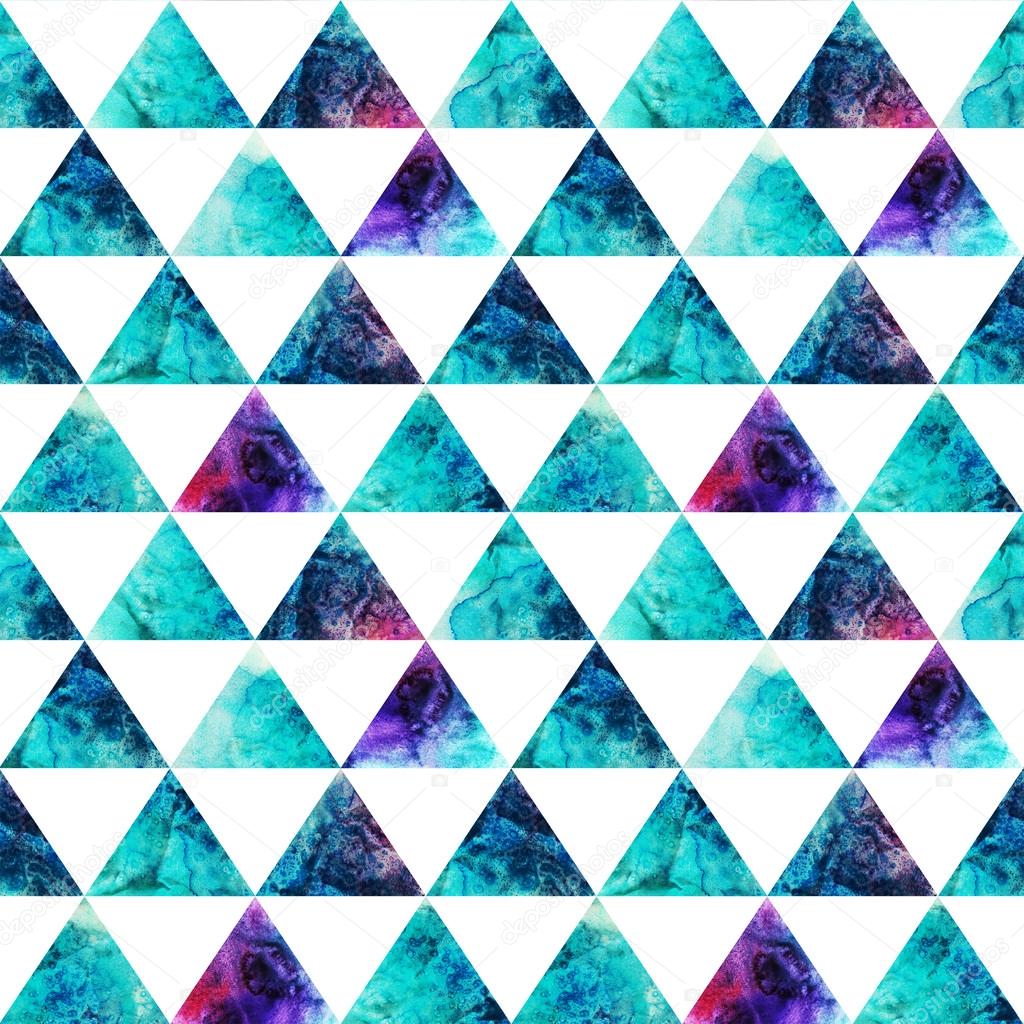 depositphotos_29832257 stock photo watercolor triangles seamless pattern modern