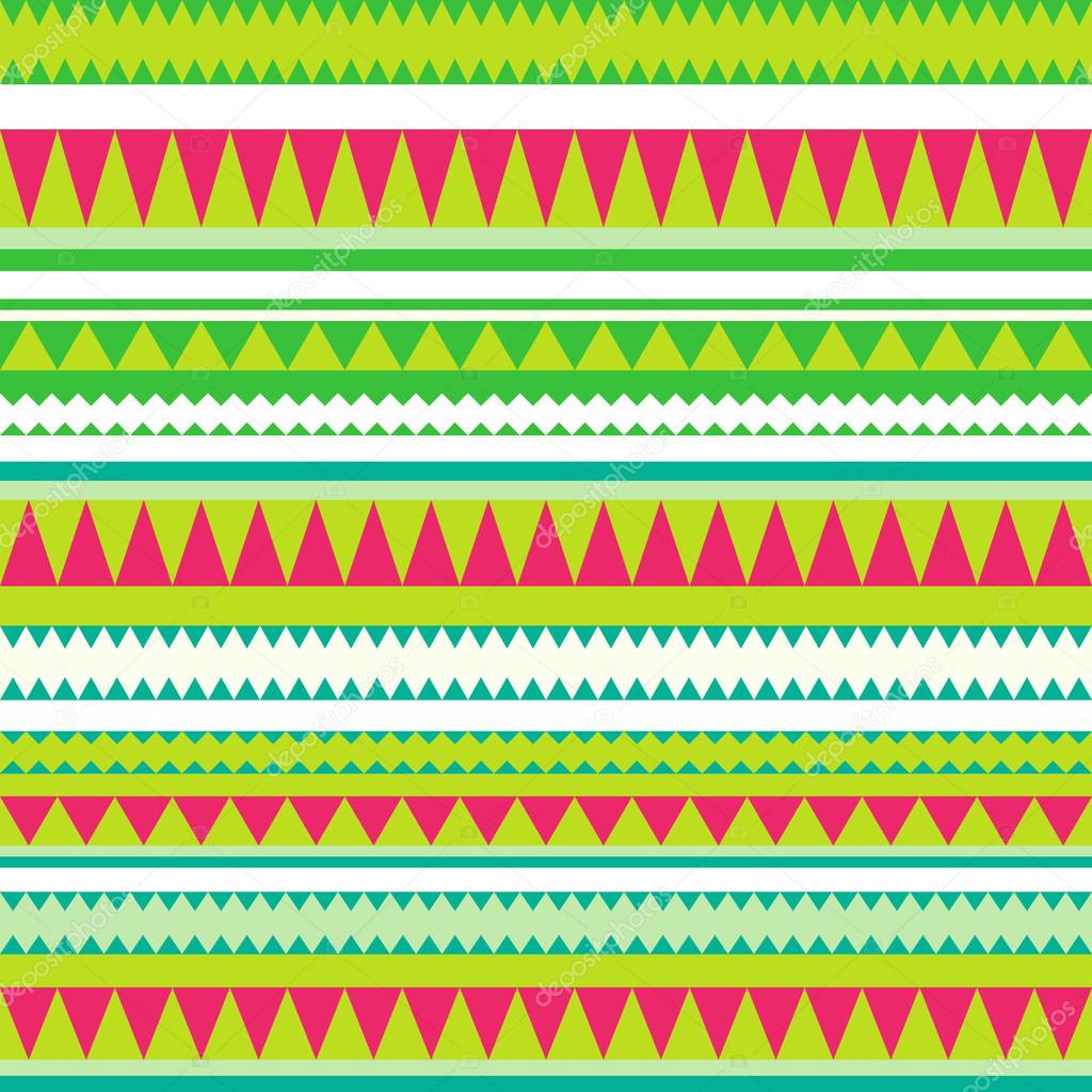 Seamless vector tribal texture. Tribal vector pattern. Colorful — Stock ...